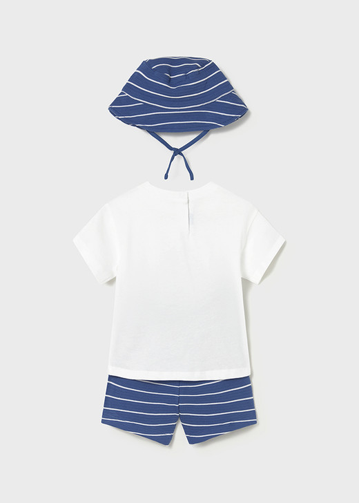 Mayoral - Textured Knit Set 1666 - Capri Blue