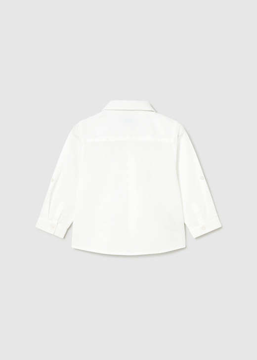Mayoral - L/S Linen Shirt 1118 White