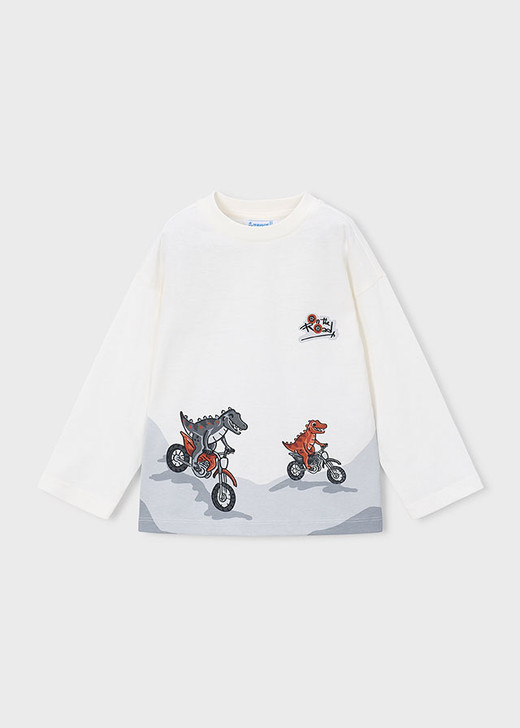 Mayoral Boy Long Sleeve T-shirt - bikes crea (4011-021)