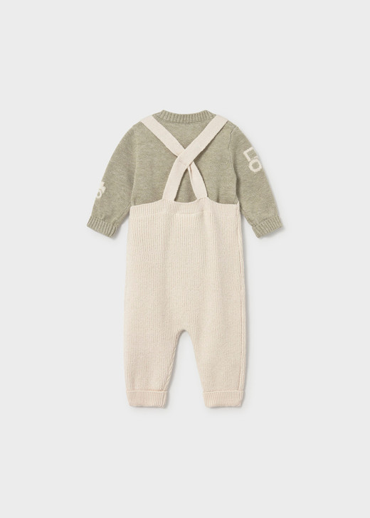 Mayoral Boy Knit Dungarees Set - Laurel Mar (2603-023)