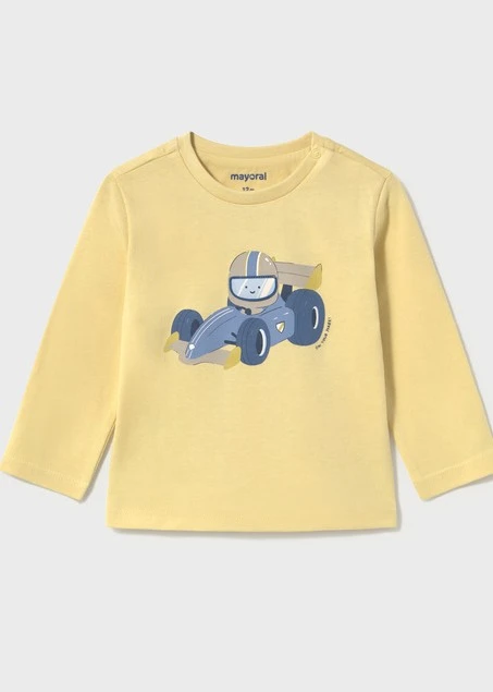 Mayoral Boy Long Sleeve T-shirt Motor Play - Corn (2008-082)