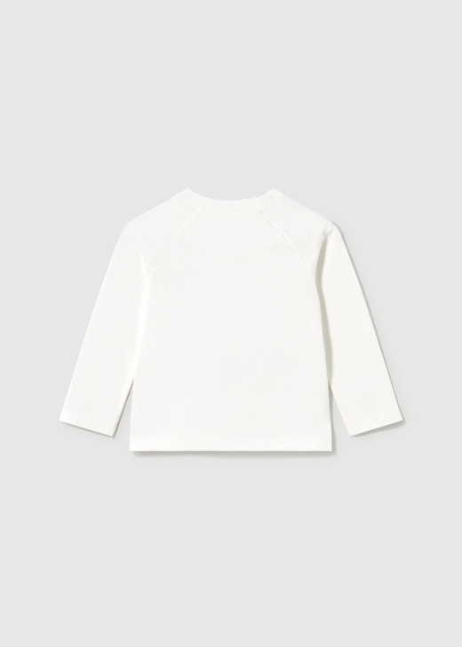 Mayoral Boy Long Sleeve T-shirt Racing - Ivory (2007-078)