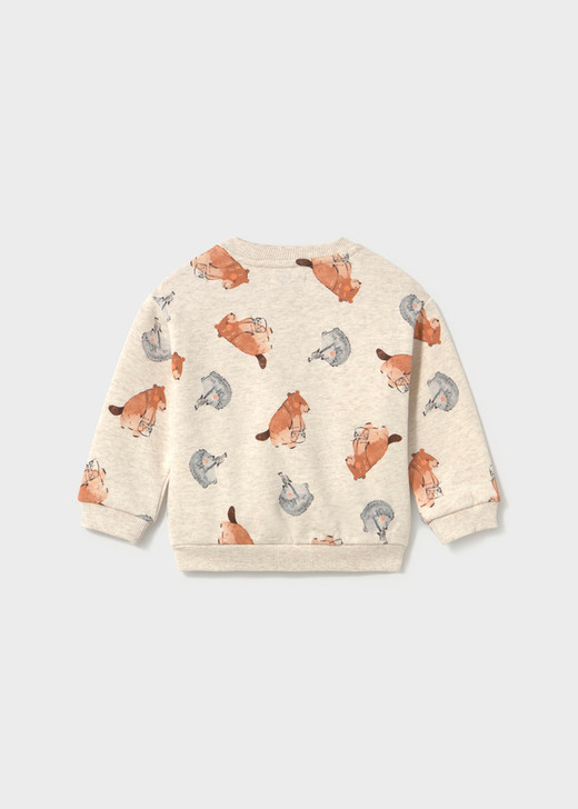Mayoral Boy Patterned Pullover - tofu (2416-096)