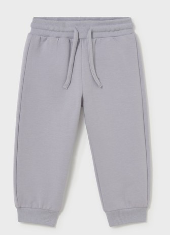 Mayoral Boy Basic Cuffed Fleece Trousers - Grey (704-048)