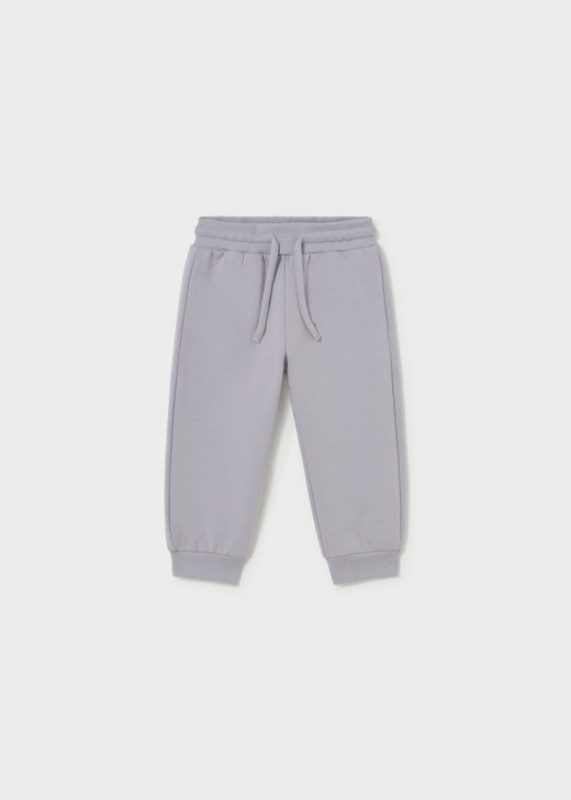 Mayoral Boy Basic Cuffed Fleece Trousers - Grey (704-048)