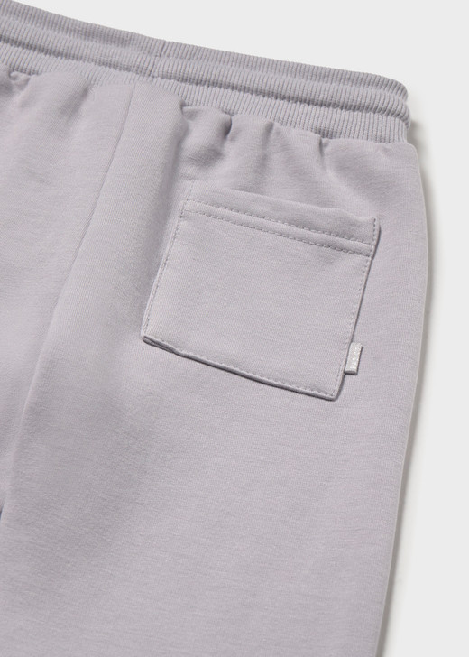 Mayoral Boy Basic Cuffed Fleece Trousers - Grey (704-048)