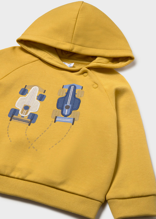 Mayoral Boy Hooded Pullover - Custards (2417-010)