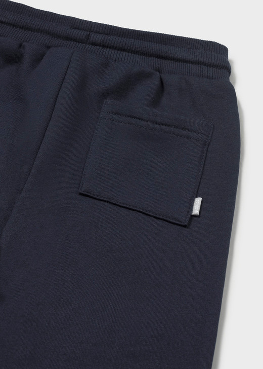 Mayoral Boy Basic Cuffed Fleece Trousers - Blue (704-055)