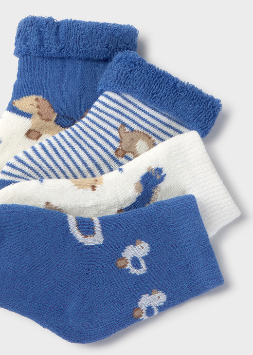 Mayoral 4pc Set Socks - blueberry (9107-083)