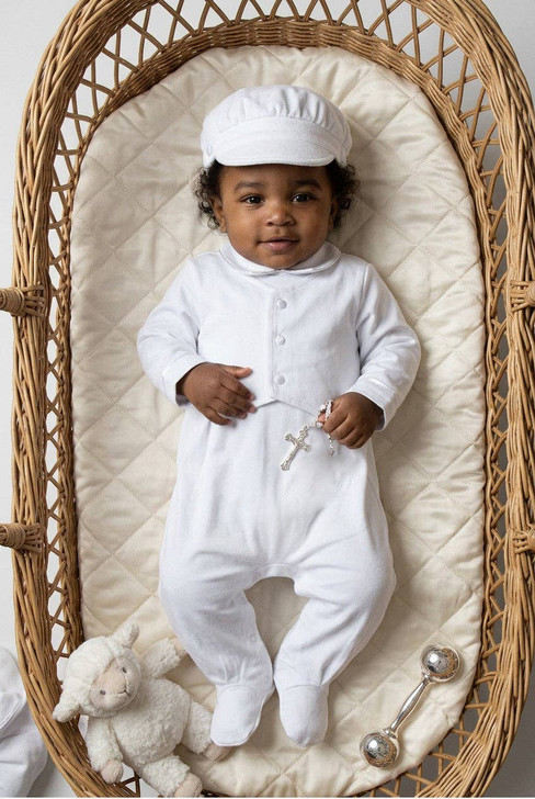 Boys' Long Christening & Baptism Outfit Set – Soft Cotton