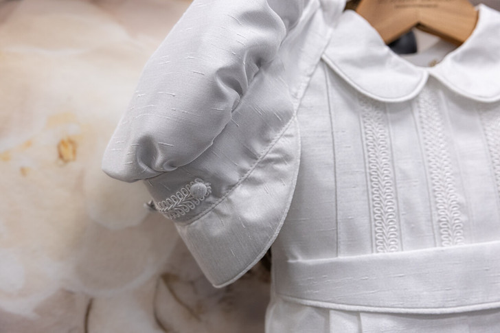 Piccolo Bacio - Boys Couture Christening Suit - Little Prince in Shantung