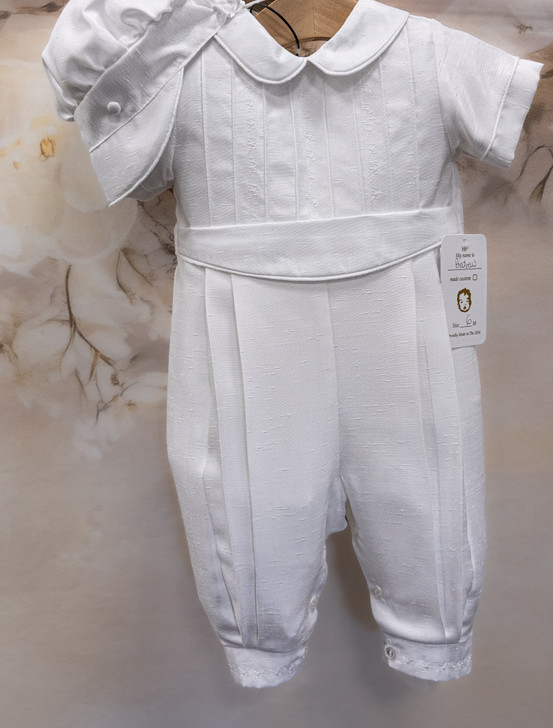 Piccolo Bacio - Boys Couture Christening Suit - Andrew in Shantung