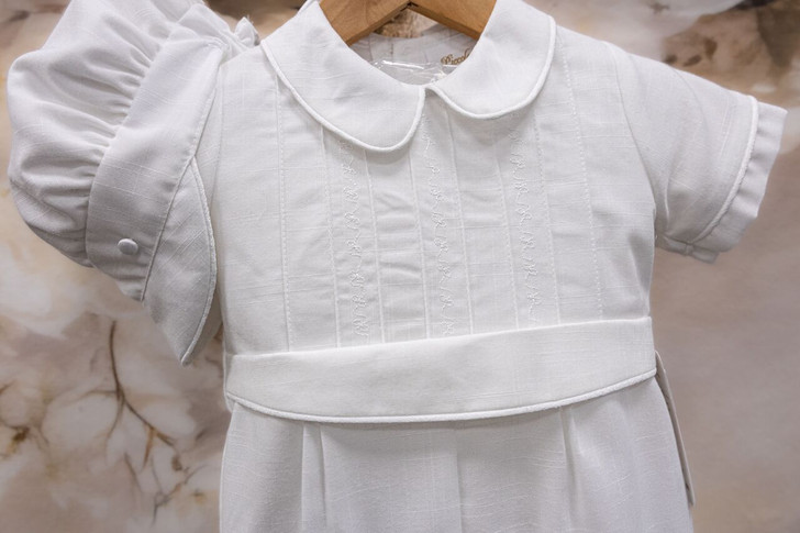 Piccolo Bacio - Boys Couture Christening Suit - Andrew in Shantung