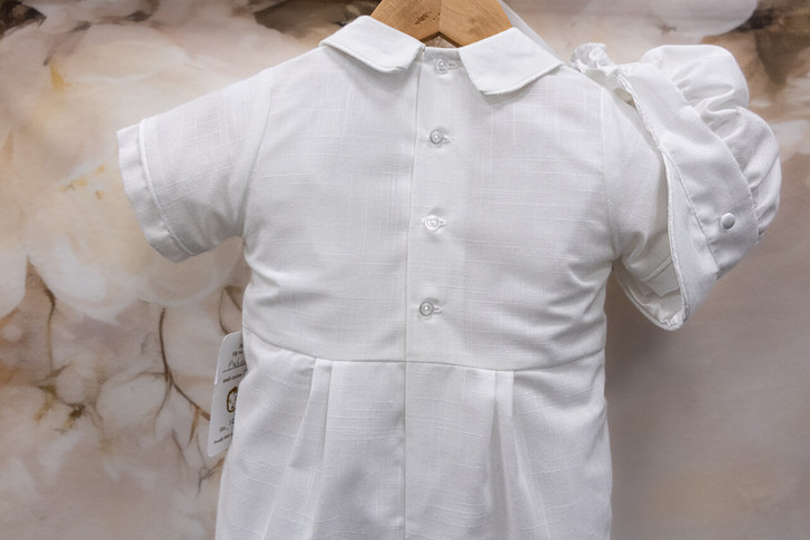 Piccolo Bacio - Boys Couture Christening Suit - Andrew in Shantung
