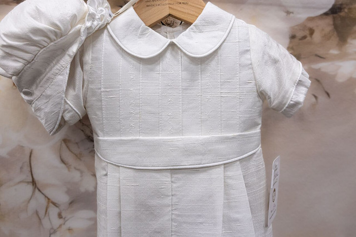 Piccolo Bacio - Boys Couture Christening Suit - Andrew in Silk