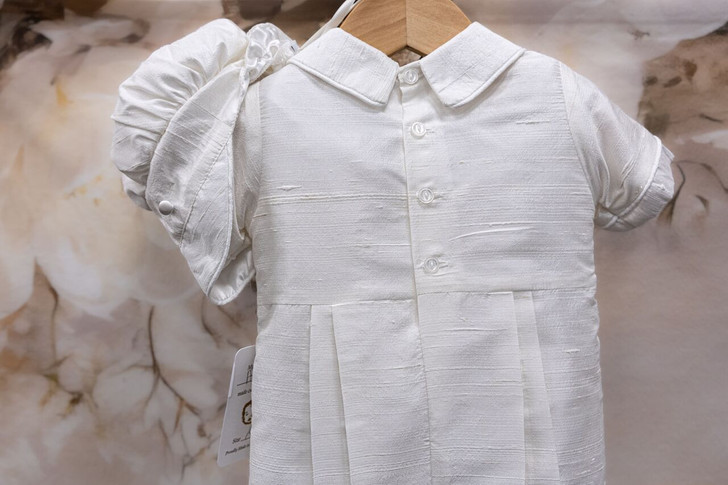Piccolo Bacio - Boys Couture Christening Suit - Andrew in Silk
