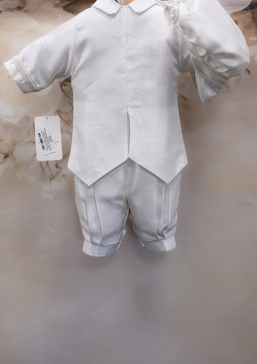 Piccolo Bacio - Boys Couture Christening Suit - Felipe in Shantung