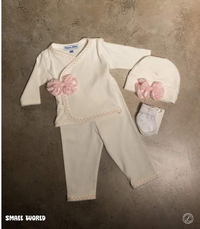 Sippy's Babes - Cream Take Me Home 206 with 61 Pink trim