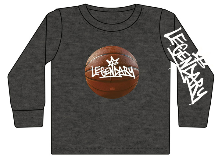 Mish E26516-BLACK Graffiti Legendary Long Sleeve Shirt