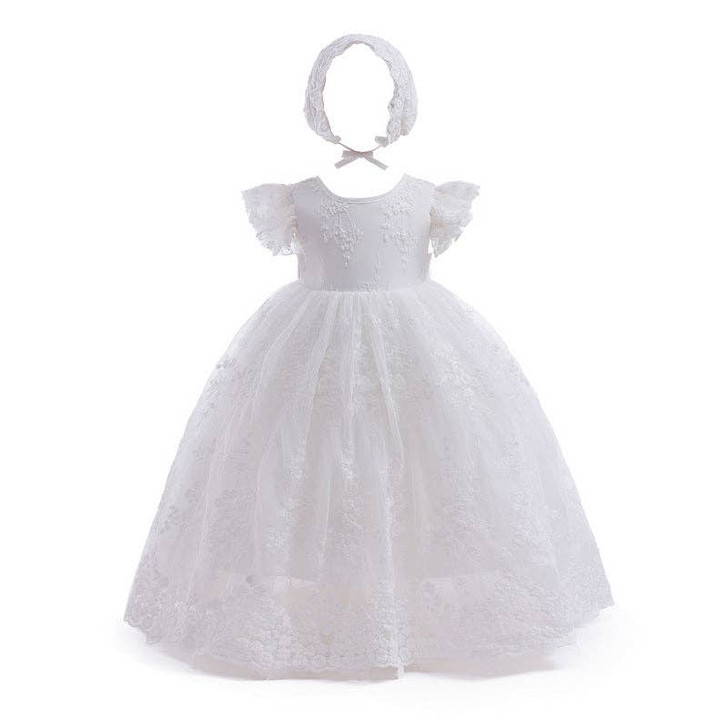 Giada Marie - Phoebe Christening Gown with Bonnet