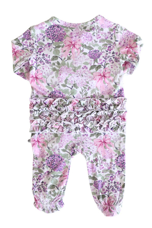 Caden Lane - Ruffle Zipper Footie | Lavender Lullaby