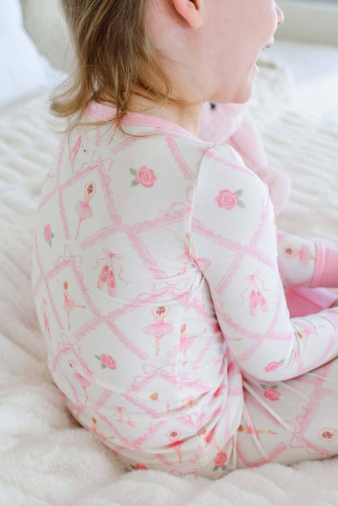 Caden Lane - Two-Piece Bamboo Pajama Set | Darling Ballerina