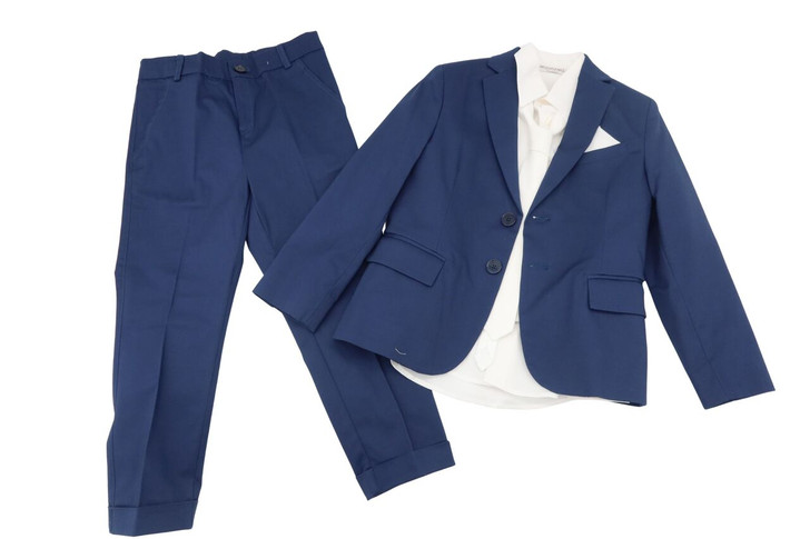 Small World - SWK Exclusive Mamemi Imported Italian 5pc Suit Navy