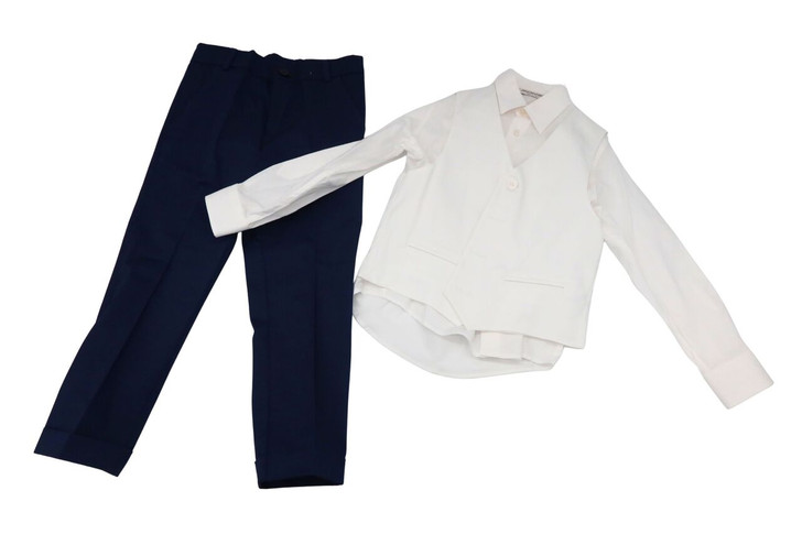 Small World - SWK Exclusive Mamemi Imported Italian 5pc Suit Navy