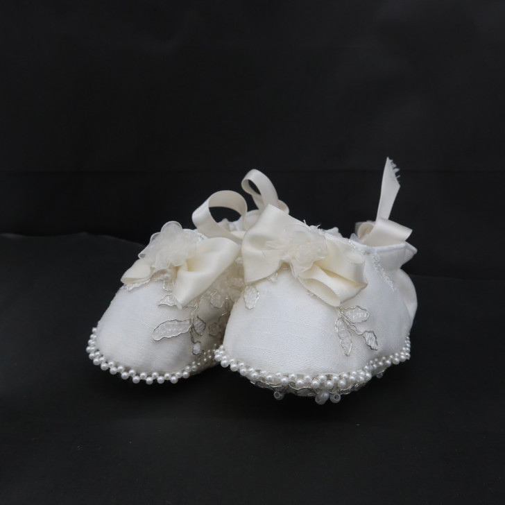 Piccolo Bacio - Handmade matching Shoes - Bow - Silk Style GS-1