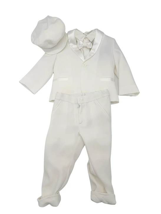 Small World - Bimbalo Italian Boys Suit - Jacket, Pants, Vest, Shirt Tie & Hat