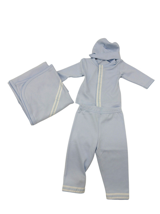 Sippy's Babes - Three Piece Set with Trim 1 Blue