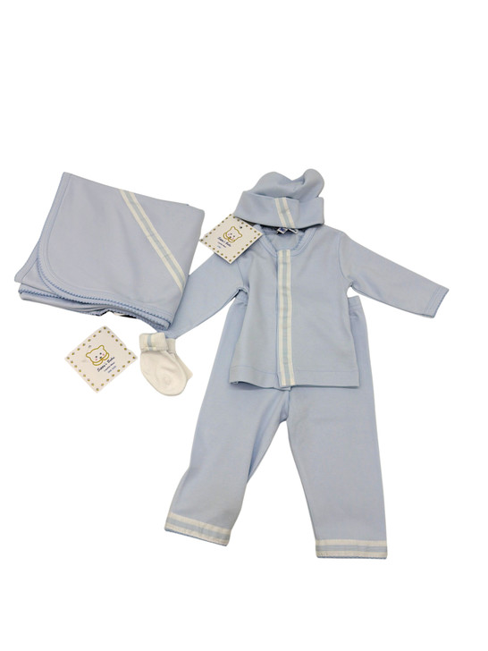Sippy's Babes - Three Piece Set with Trim 1 Blue