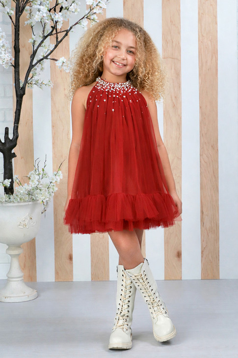 Ooh! La La! Couture - Tulle Dress Berry - SW-97