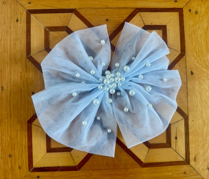 Ooh! La La! Couture - Tulle Hairclip Sky - SW-HC8