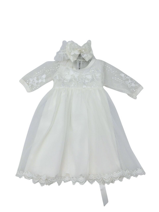 Bebe Gabrielle - White Dress with headband 3771-4