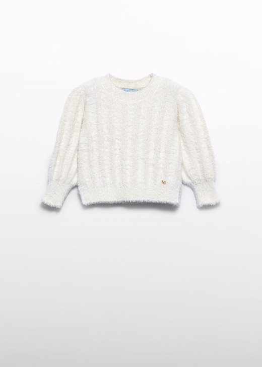 Abel & Lula Infant Girl Jumper - Meringue (5801-53)