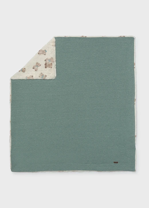 Mayoral Blanket with Fur Lining - Mineral (9144-78)