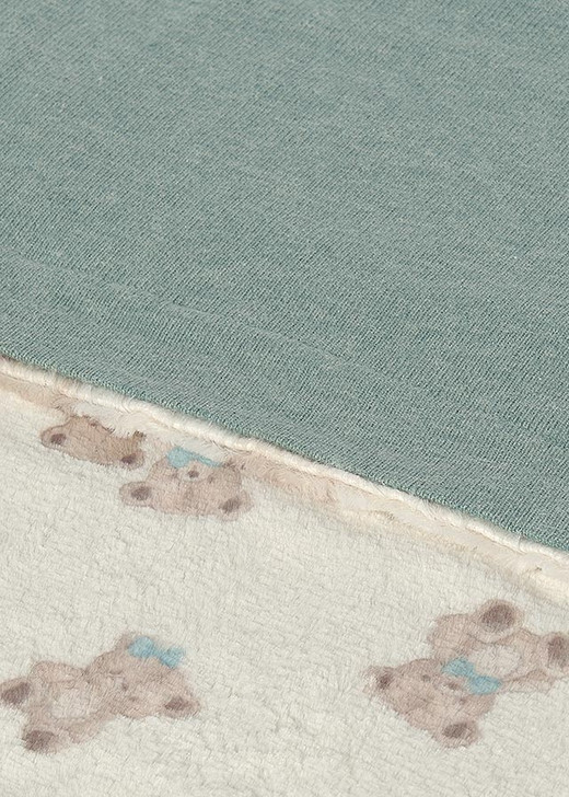 Mayoral Blanket with Fur Lining - Mineral (9144-78)