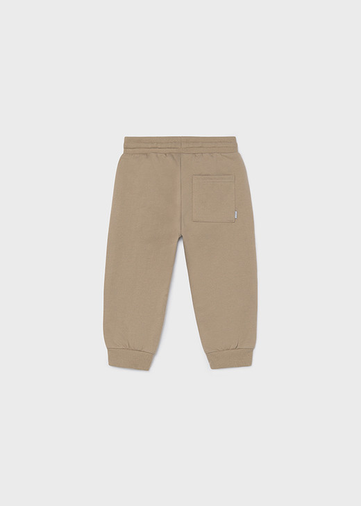 Mayoral Boy Basic Cuffed Fleece Trousers - Hazelnut (704-50)