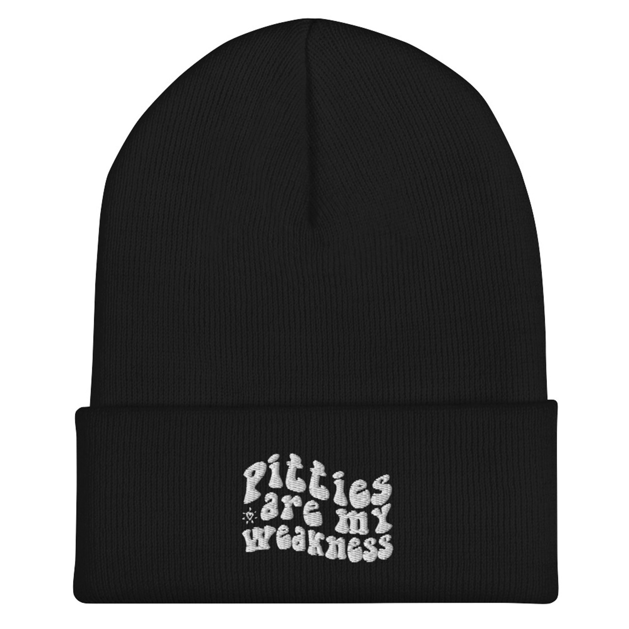 PITTIES ARE MY WEAKNESS Cuffed Beanie - Urban Suburban Apparel