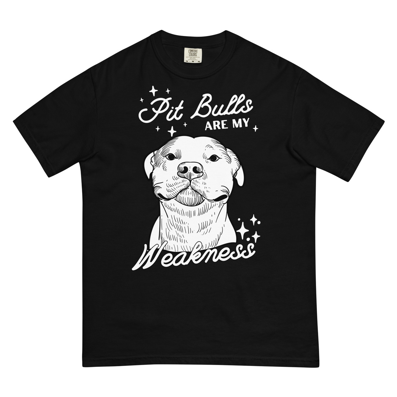 PIT BULLS ARE MY WEAKNESS Unisex garment-dyed heavyweight t-shirt