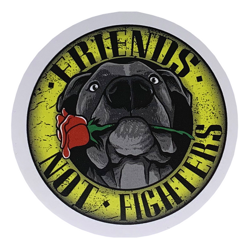 FRIENDS NOT FIGHTERS Sticker