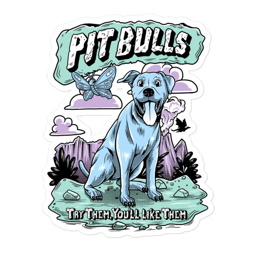 PIT BULLS Bubble-free stickers