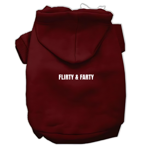 FLIRTY & FARTY Dog Hoodie