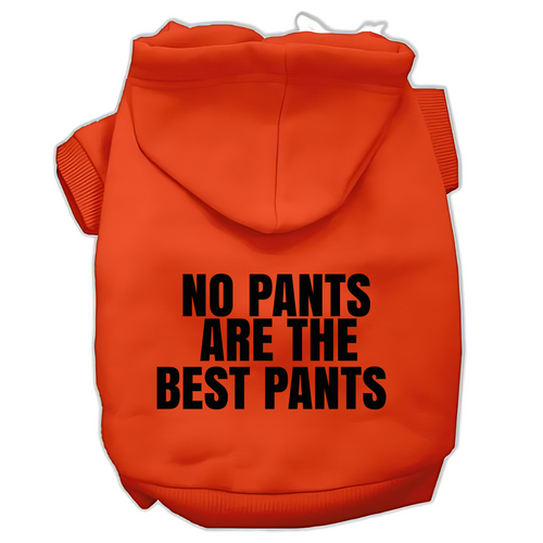 NO PANTS ARE THE BEST PANTS Dog Hoodie