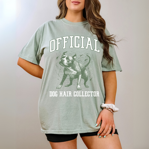 A woman wearing a graphic tee from our shop 