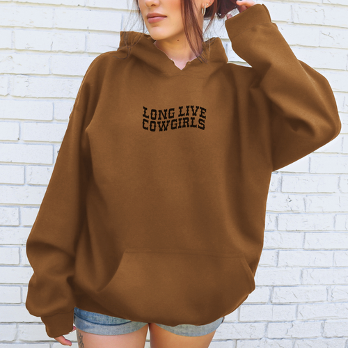 LONG LIVE COWGIRLS Saddle Hoodie Small LONG LIVE COWGIRLS Saddle Hoodie Small