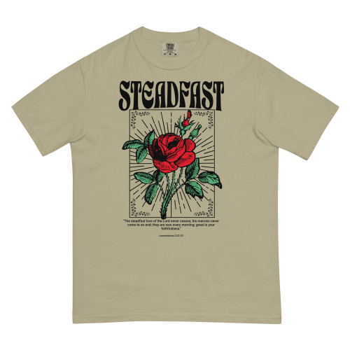 STEADFAST Unisex garment-dyed heavyweight t-shirt