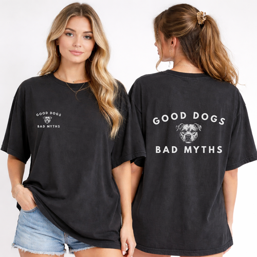 GOOD DOGS Black T-Shirt