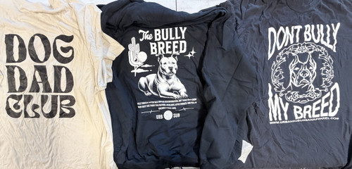 2 tees and 1 hoodie from our shop